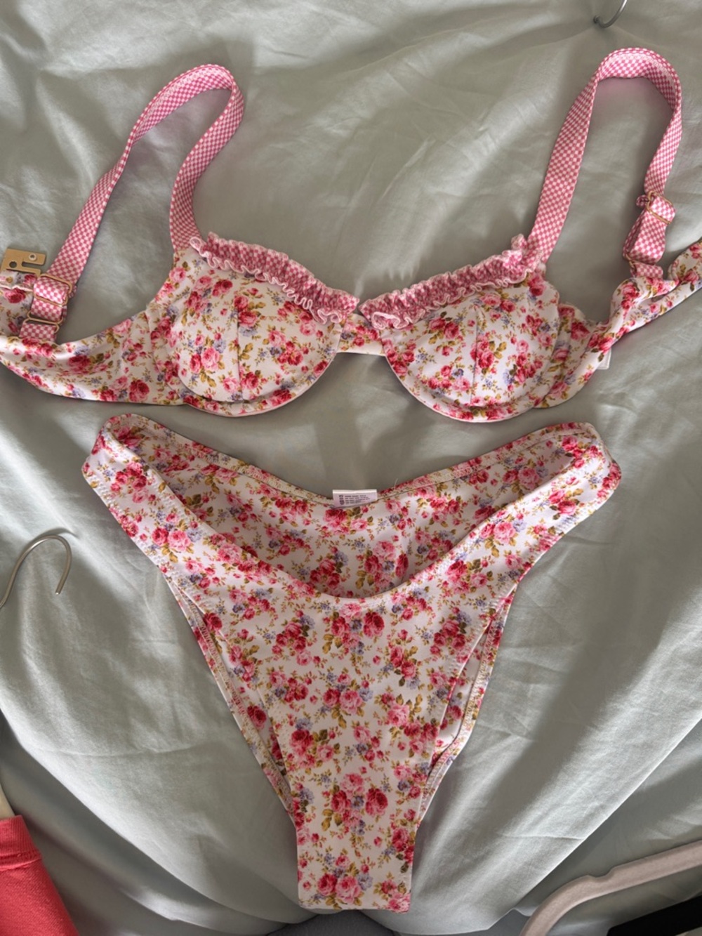 Strawberry milk mob bikini- top xs bottom s